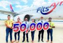 <strong>FitsAir soars to new heights with 50,000 passengers</strong>